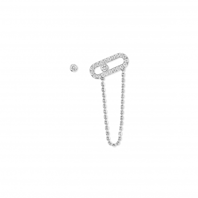 MESSIKA MOVE UNO CHAIN AND STUD EARRINGS 12146